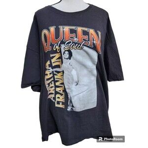 Aretha Franklin T-Shirt Size 4X Black Queen Of Soul